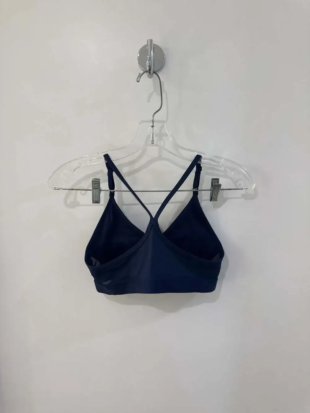 Nike Team Indy V-Neck Sports Bra Women's Small Black DJ8523